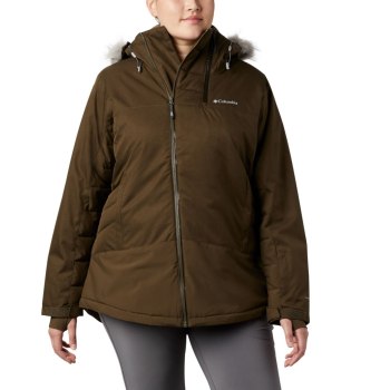 Dámské Bundy Columbia Emerald Lake Parka Plus Size Olivy Zelené JSFMAR742